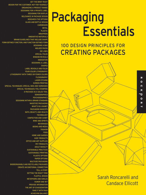 Title details for Packaging Essentials by Candace Ellicott - Available